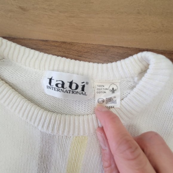 Vintage Tabi International MENS cotton sweater - Picture 4 of 7